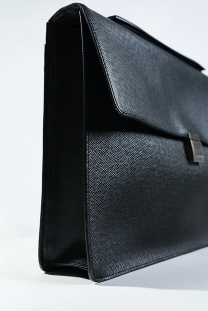 Louis Vuitton Porte-Documents Angara Briefcase Black Leather