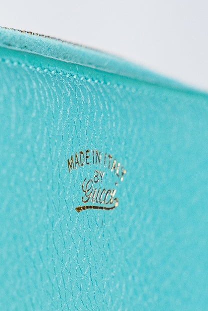 GUCCI Bamboo Accent Leather Continental Wallet