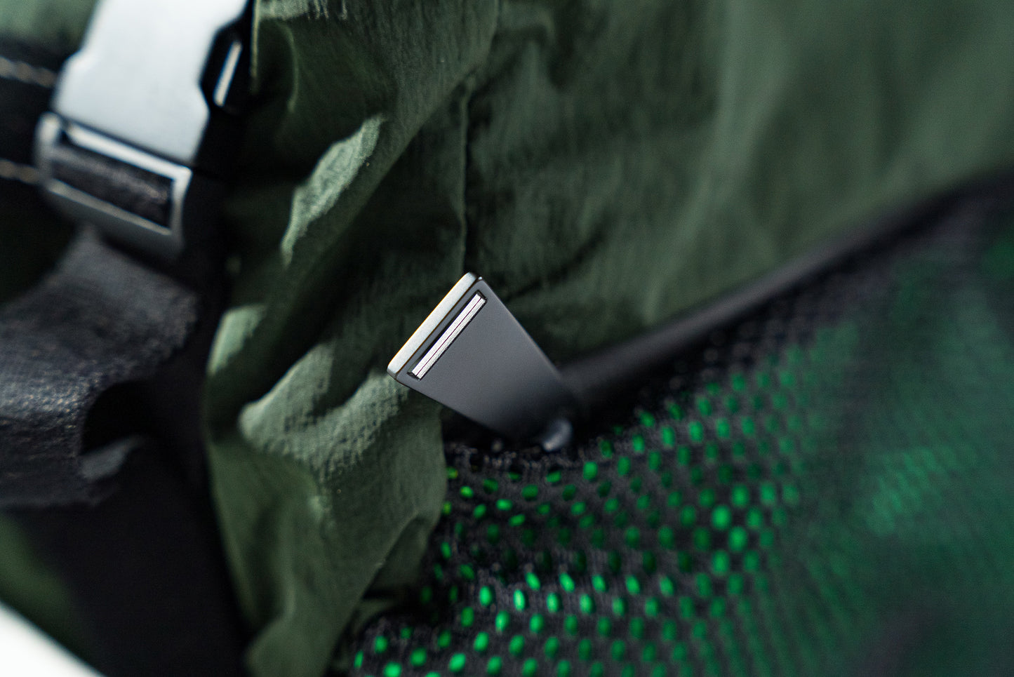 Bottega Veneta Bicolor Technical Nylon mesh belt bag