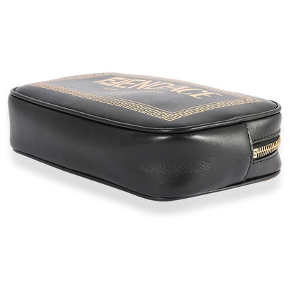 Fendi x Versace Fendace Black Logo Print Camera Case