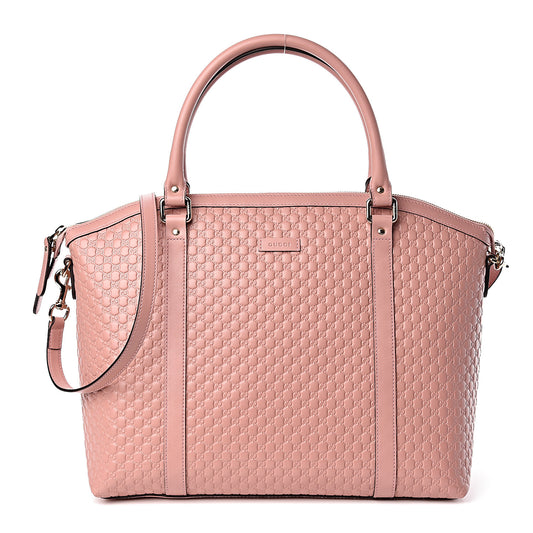 Gucci Leather Satchel - Guccissima