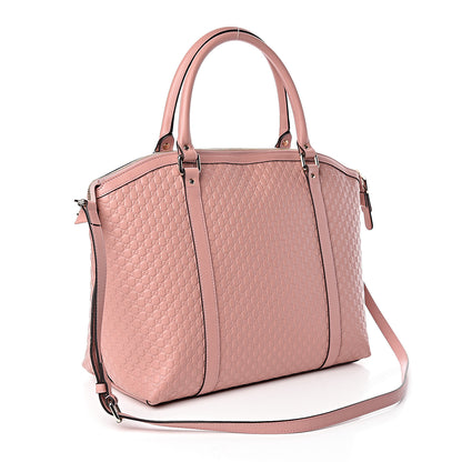 Gucci Leather Satchel - Guccissima