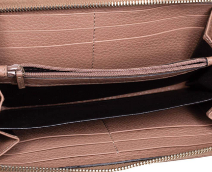 Gucci Leather Bamboo Tassel Bow Wallet