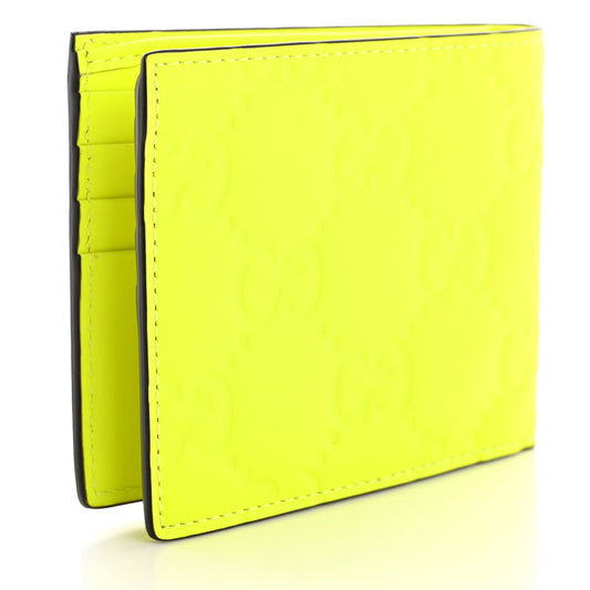 GUCCI Flourescent Yellow Wallet