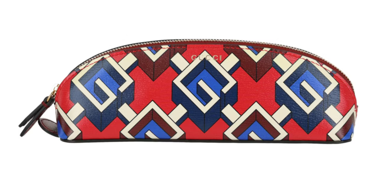 GUCCI Supreme Canvas Luxury Pencil Pouch