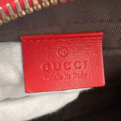 Gucci Diamante Business Bag Red Leather