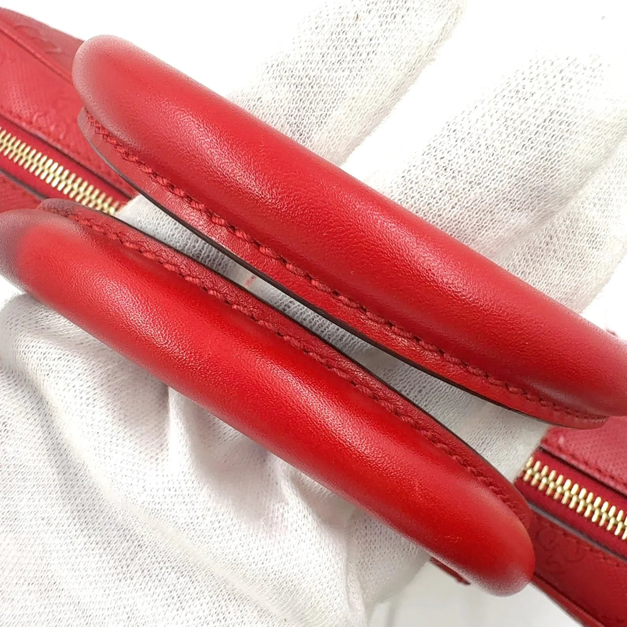 Gucci Diamante Business Bag Red Leather