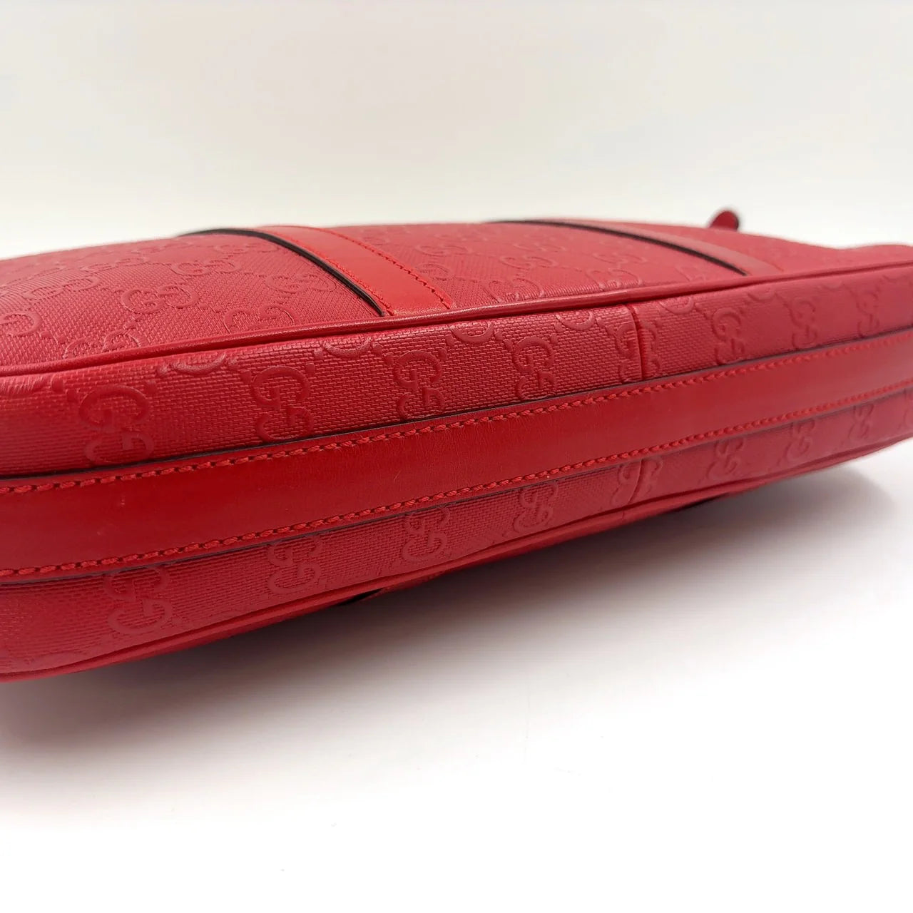 Gucci Diamante Business Bag Red Leather