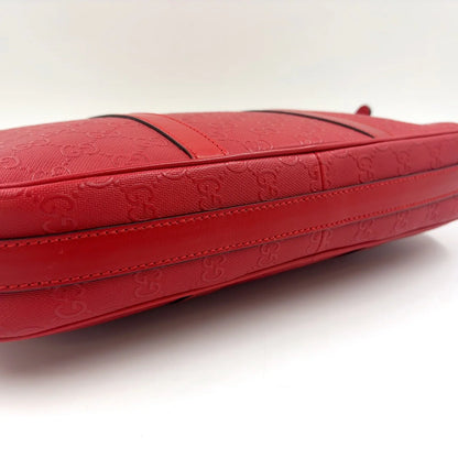 Gucci Diamante Business Bag Red Leather