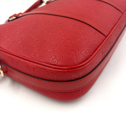 Gucci Diamante Business Bag Red Leather