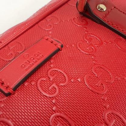 Gucci Diamante Business Bag Red Leather