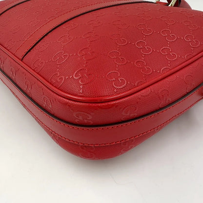 Gucci Diamante Business Bag Red Leather