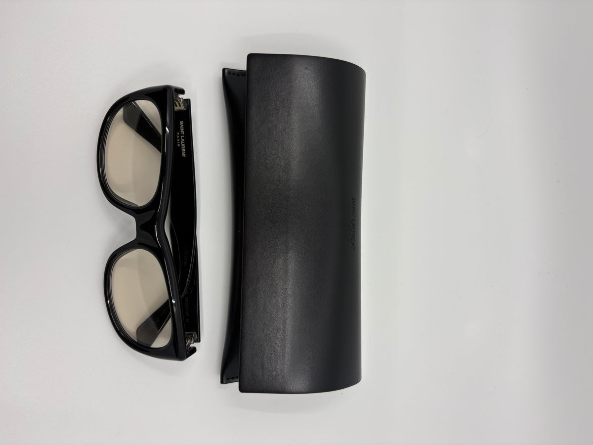 Saint Laurent Bold Black Acetate Optical / Sunglasses