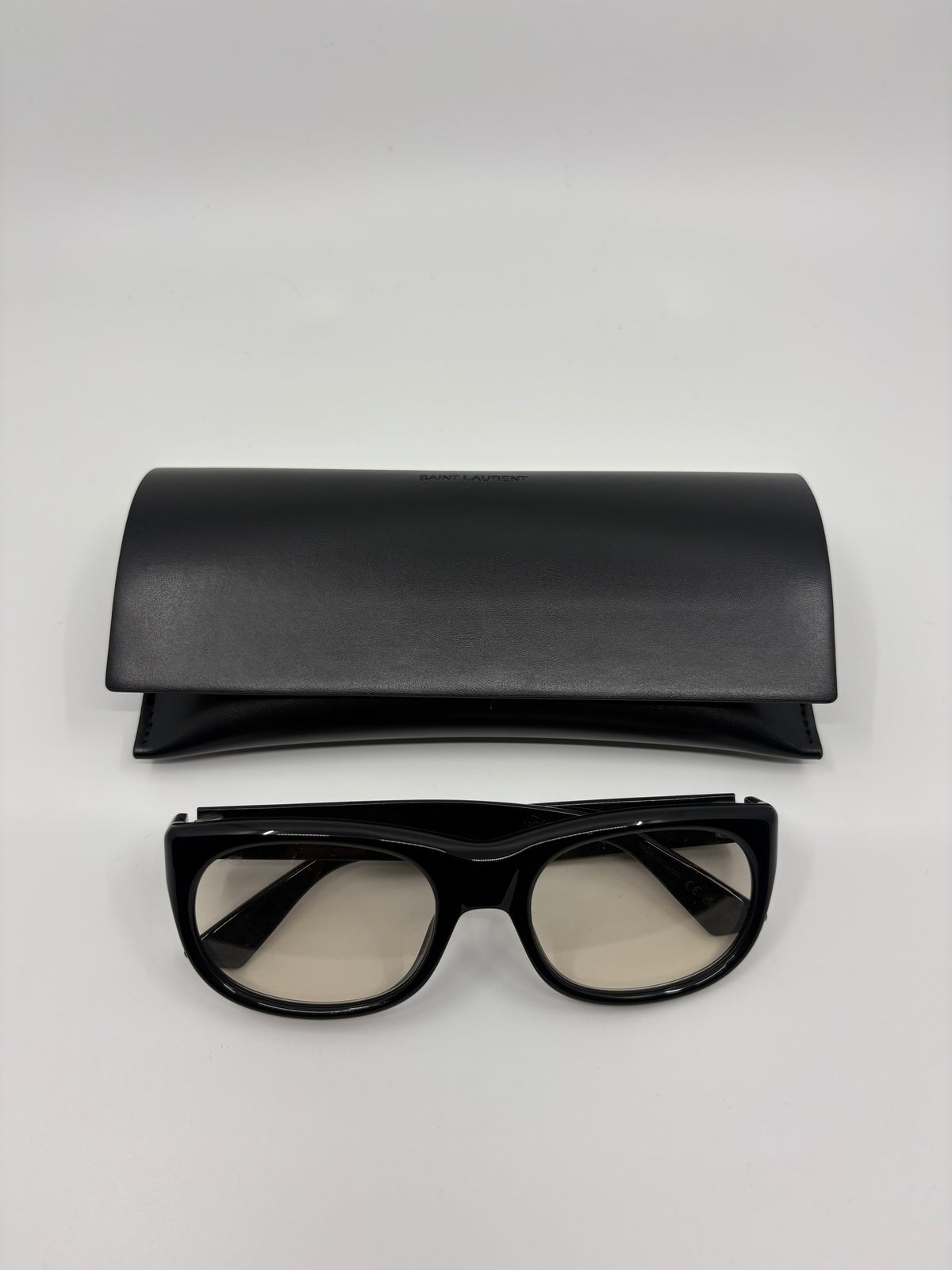 Saint Laurent Bold Black Acetate Optical / Sunglasses