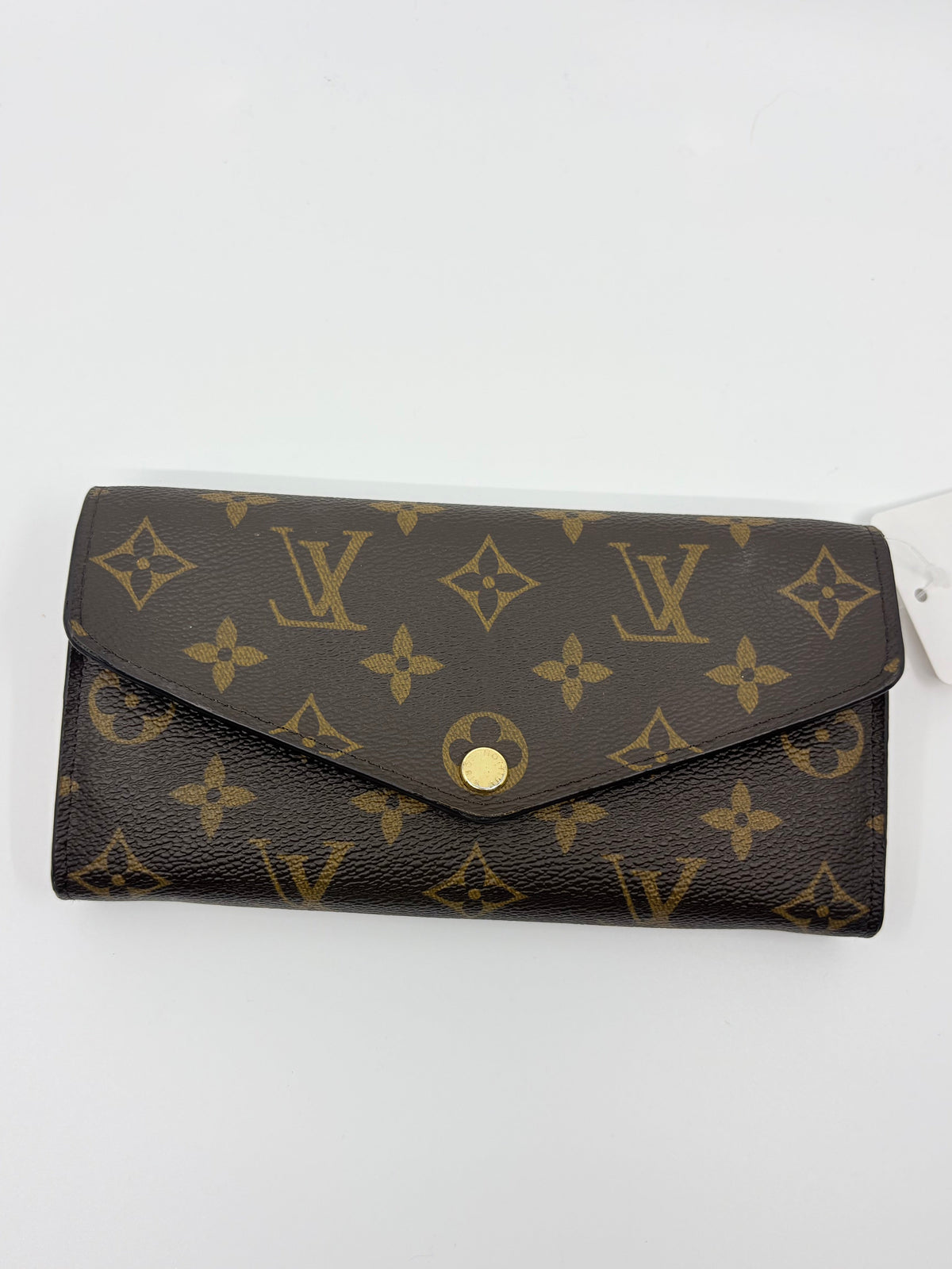Louis Vuitton Monogram Canvas Sarah Wallet – Red Interior