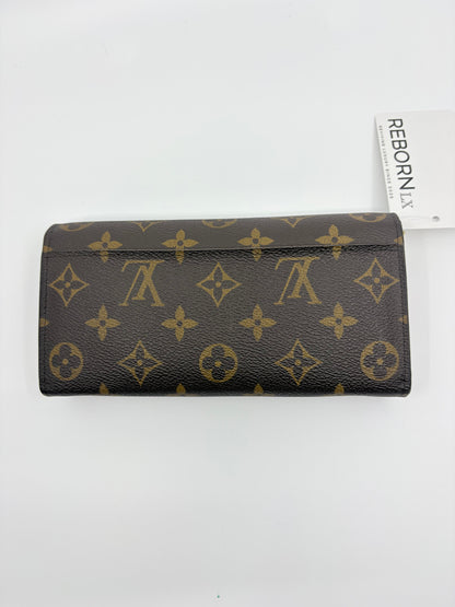 Louis Vuitton Monogram Canvas Sarah Wallet – Red Interior