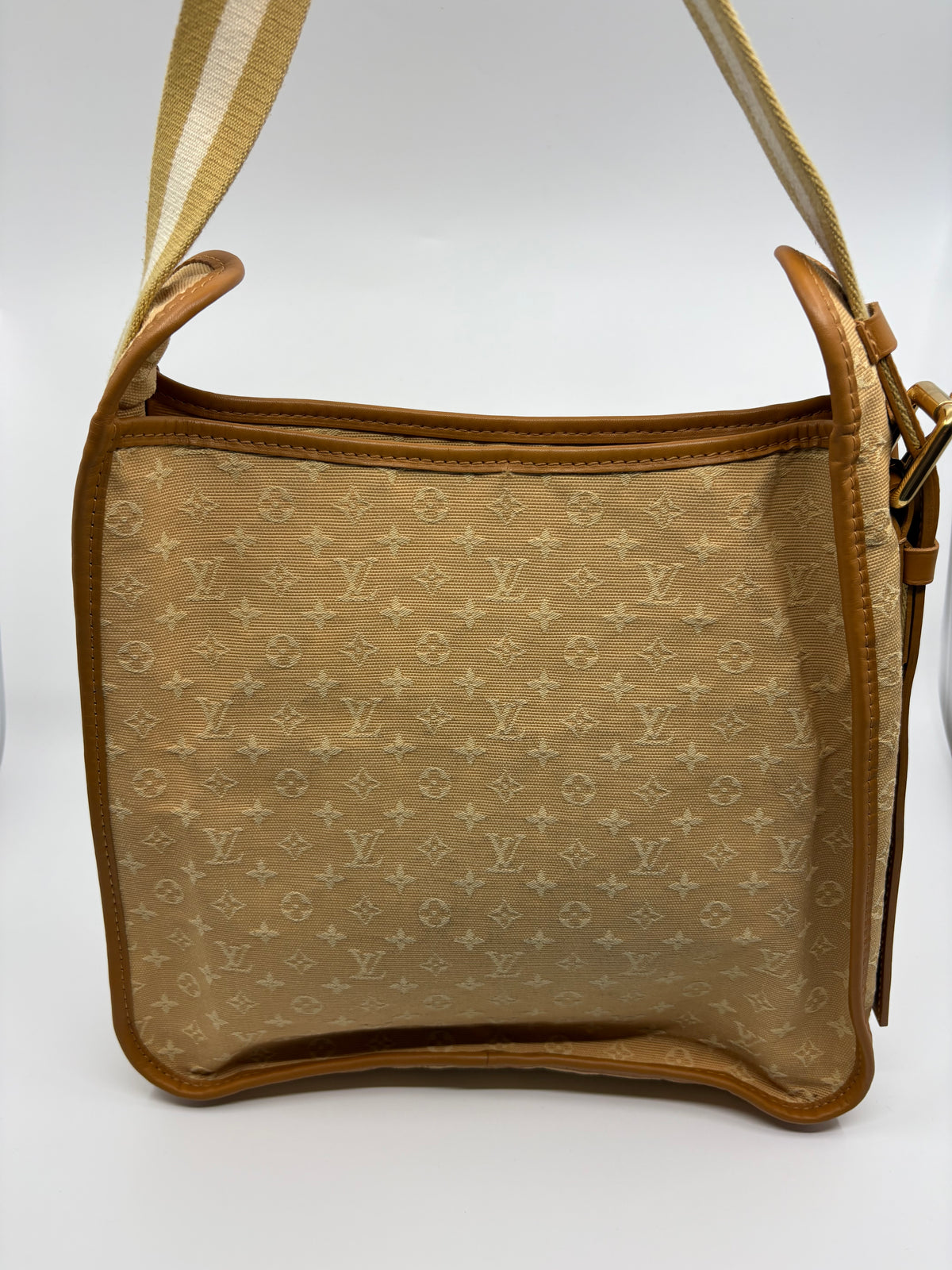 Louis Vuitton Monogram Mini Lin Besace Mary Kate Messenger Bag – Beige