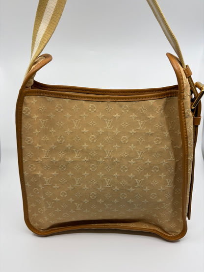 Louis Vuitton Monogram Mini Lin Besace Mary Kate Messenger Bag – Beige