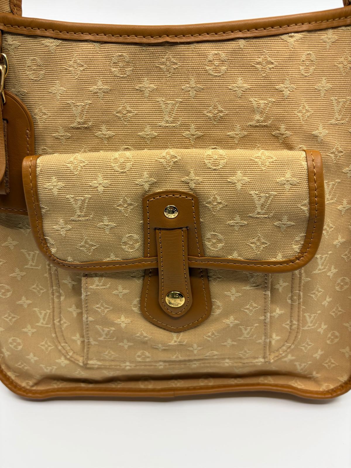 Louis Vuitton Monogram Mini Lin Besace Mary Kate Messenger Bag – Beige