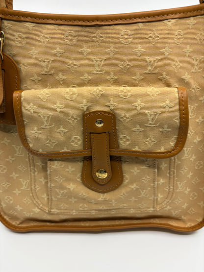 Louis Vuitton Monogram Mini Lin Besace Mary Kate Messenger Bag – Beige