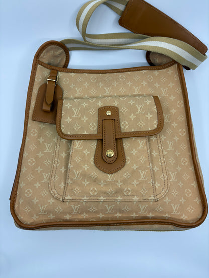 Louis Vuitton Monogram Mini Lin Besace Mary Kate Messenger Bag – Beige