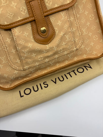 Louis Vuitton Monogram Mini Lin Besace Mary Kate Messenger Bag – Beige