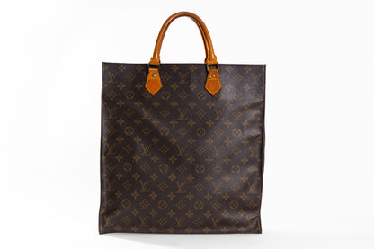 LV Sac Plat monogram handbag tote bag