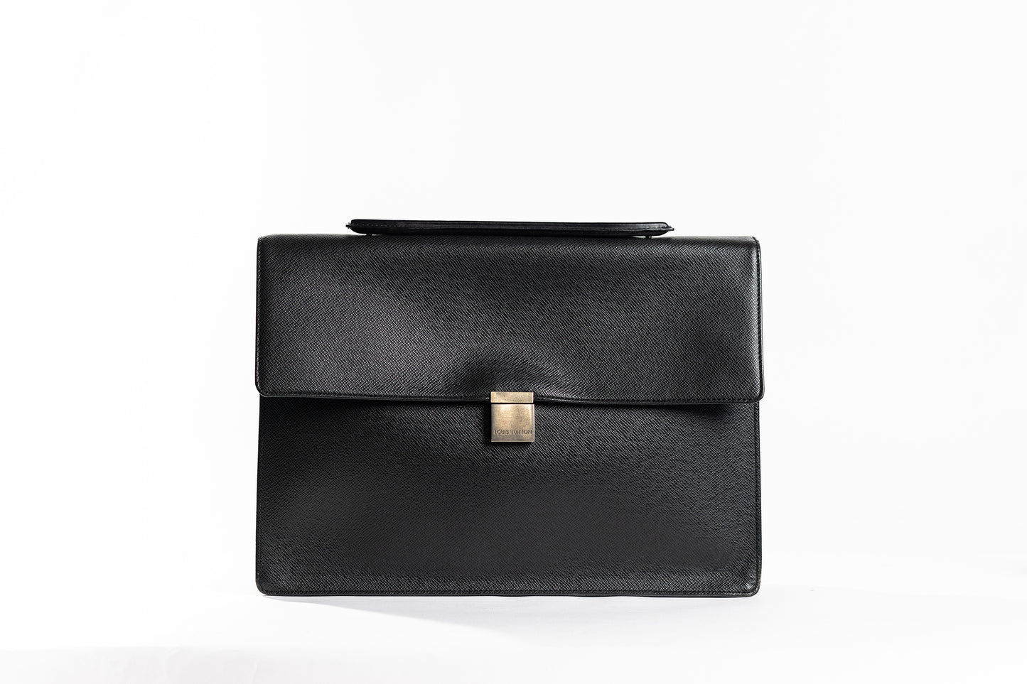 Louis Vuitton Porte-Documents Angara Briefcase Black Leather
