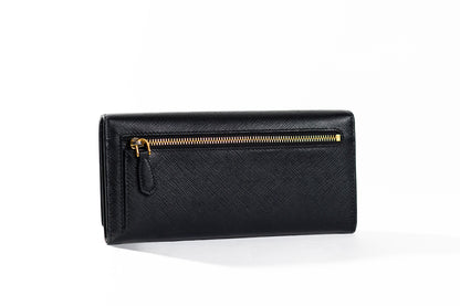 Louis Vuitton Womens Zip Around Epi Leather Continental Wallet Black