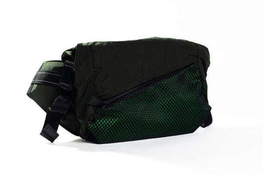 Bottega Veneta Bicolor Technical Nylon mesh belt bag