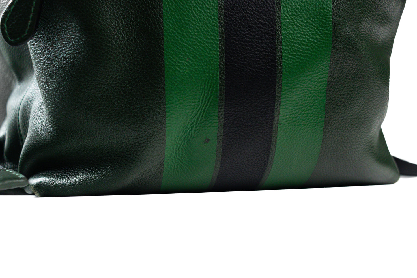 Coach Green Leather Backpack