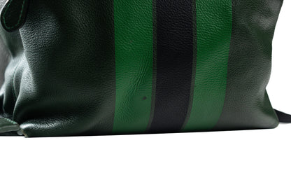 Coach Green Leather Backpack