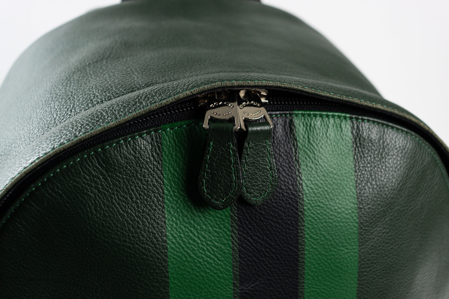 Coach Green Leather Backpack