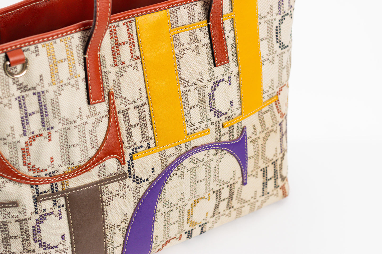 Carolina Herrera Tricolor Handbag