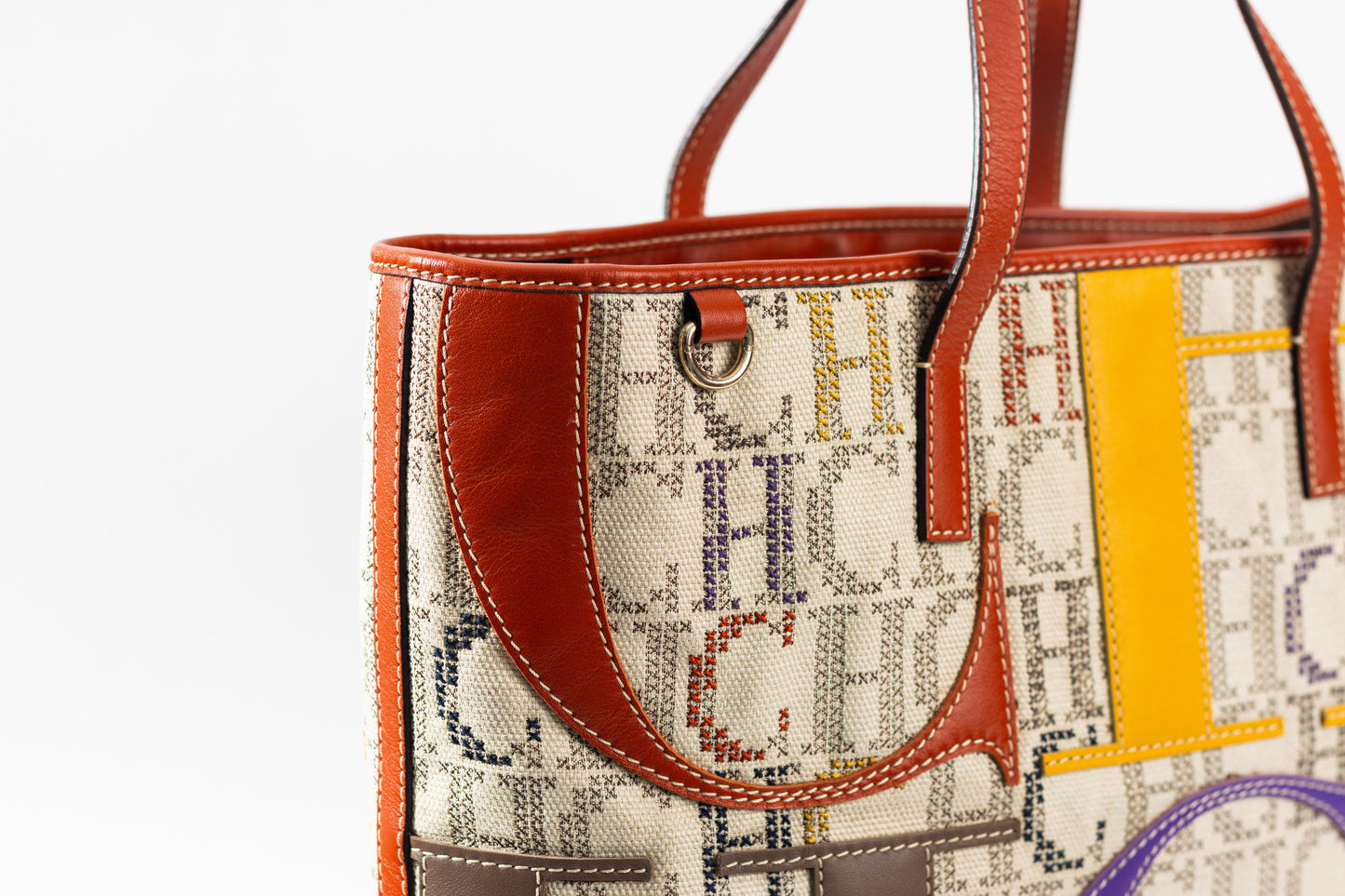 Carolina Herrera Tricolor Handbag