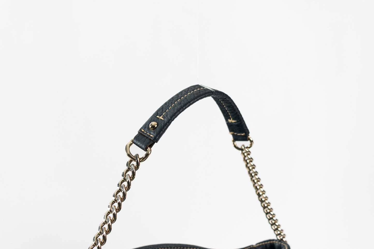 Purificación García Black Leather handbag