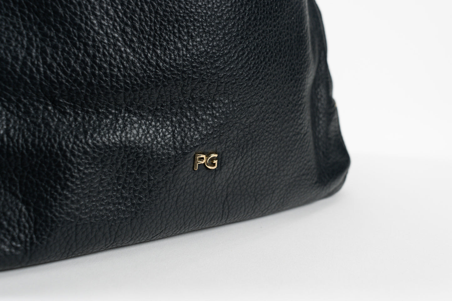 Purificación García Black Leather handbag