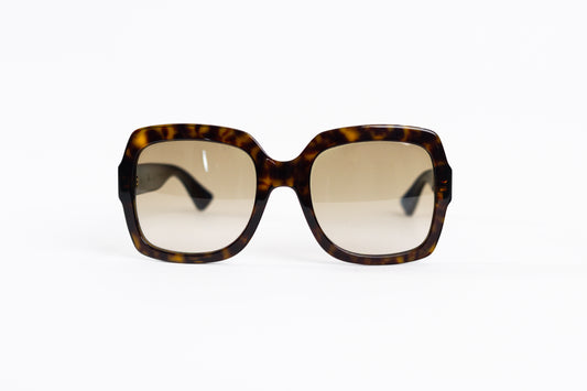 GUCCI Brown and Multicolor Sunglasses