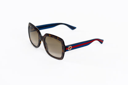 GUCCI Brown and Multicolor Sunglasses