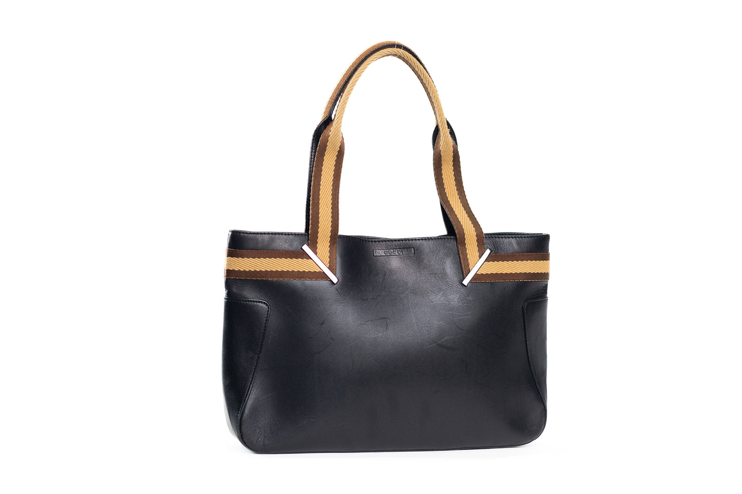 GUCCI Leather shoulder bag Vintage