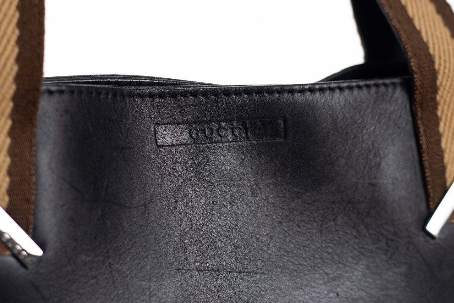 GUCCI Leather shoulder bag Vintage