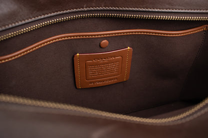 Coach Soft Empire 40 Leather Carryall Satchel Bag