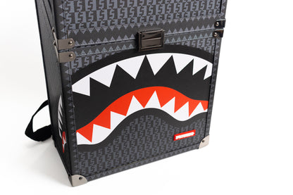 Sprayground Money Check Grey Chaturanga Shark Backpack