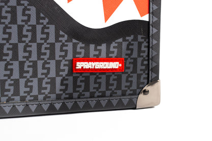 Sprayground Money Check Grey Chaturanga Shark Backpack