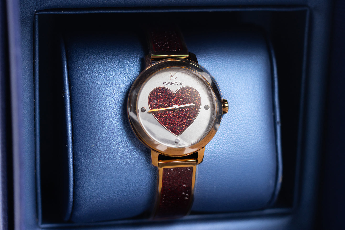 Swarovski Watch Cosmic Rock Red Heart