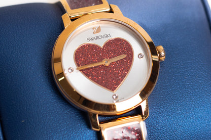 Swarovski Watch Cosmic Rock Red Heart