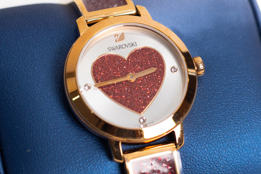 Swarovski Watch Cosmic Rock Red Heart