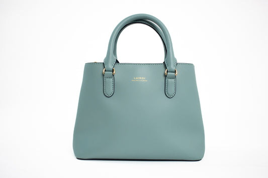 LAUREN Mini Leather Marcy Satchel