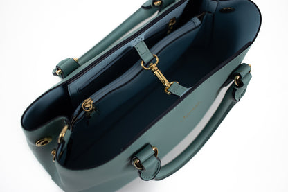 LAUREN Mini Leather Marcy Satchel