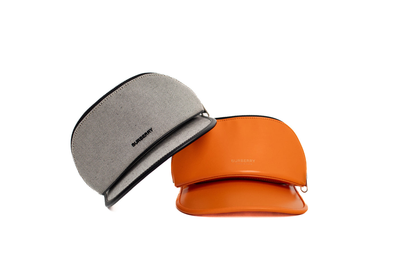 Burberry Zip Pocket-Detail Visor Hat